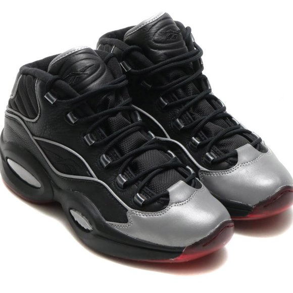 Iverson Reebok Question Mid 3M (Black/Red) - Picture 5 of 16